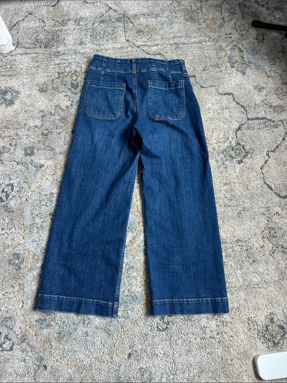 Meave “The Colette” cropped dark denim - Picture 4 of 5